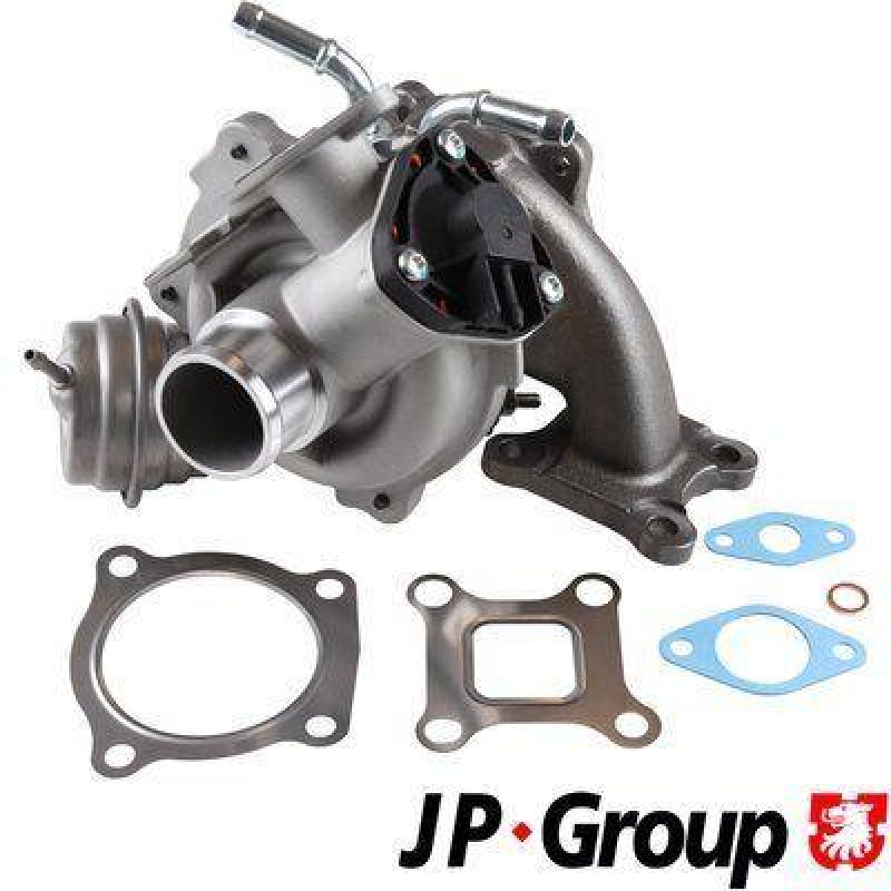 Bild von JP GROUP 1517406400 Turbolader Abgasturbolader, Lader, Aufladung Abgasturbolader mit Dichtungen FORD: FOCUS 3, FIESTA 6, C-Max 2