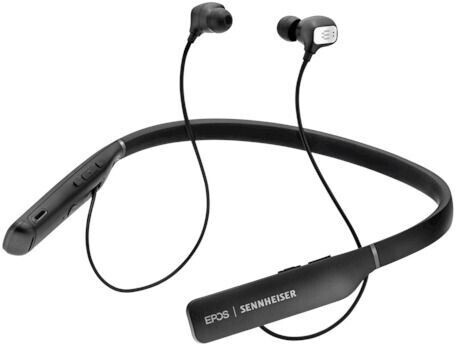 Bild von EPOS | SENNHEISER Adapt 460T Kopfhörer Kabellos im Ohr, Nackenband Büro/Callcenter Bluetooth Schwarz, Silber
