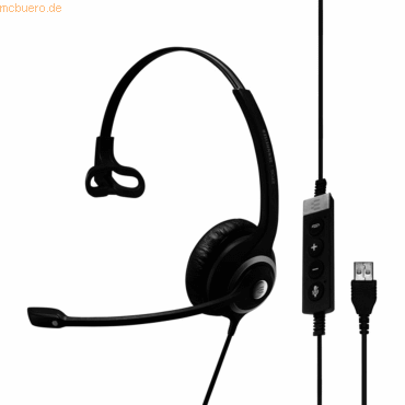 Bild von EPOS IMPACT SC 230 USB MS II Headset, Mono, Kabelgebunden USB, In-Line Call Control, zertifiziert für Skype for Business