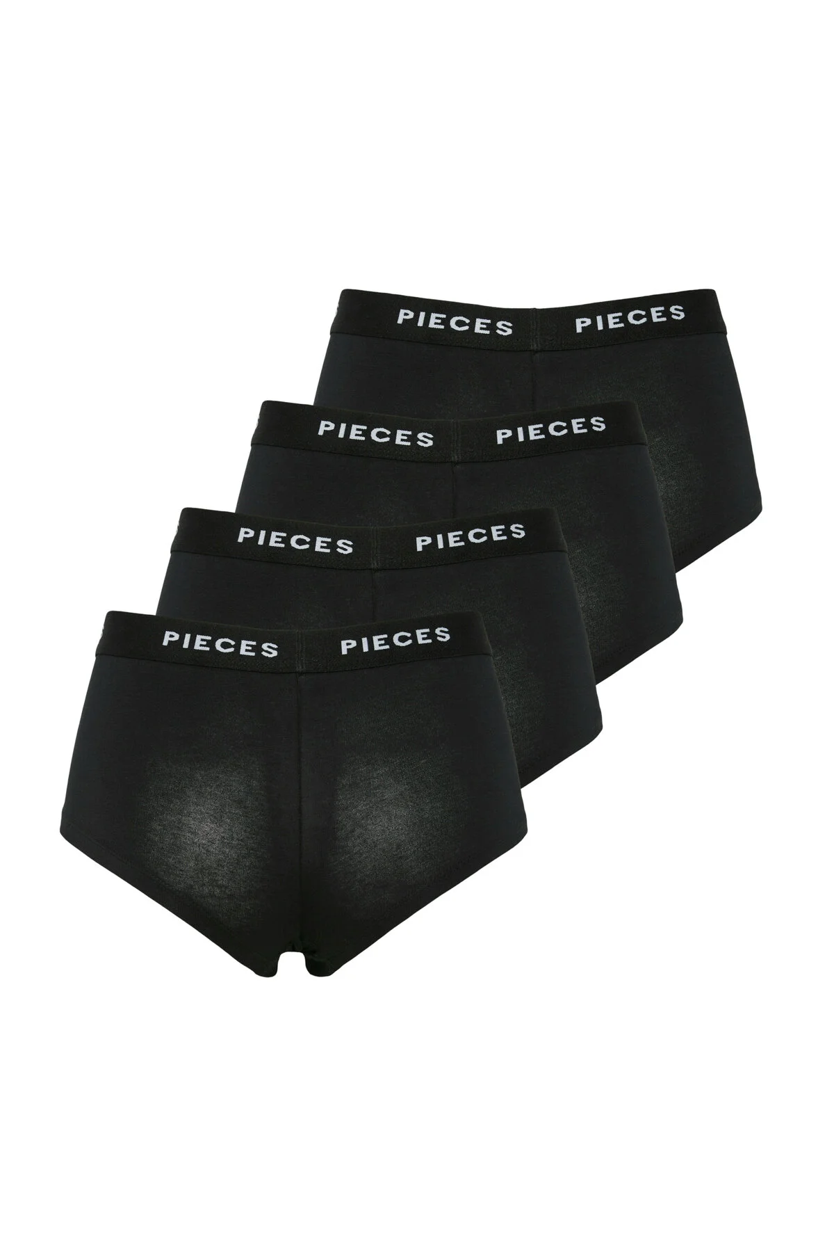 Bild von pieces Hipster PCLOGO LADY 4 PACK SOLID NOOS BC (Packung, 4-St., 4er-Pack)