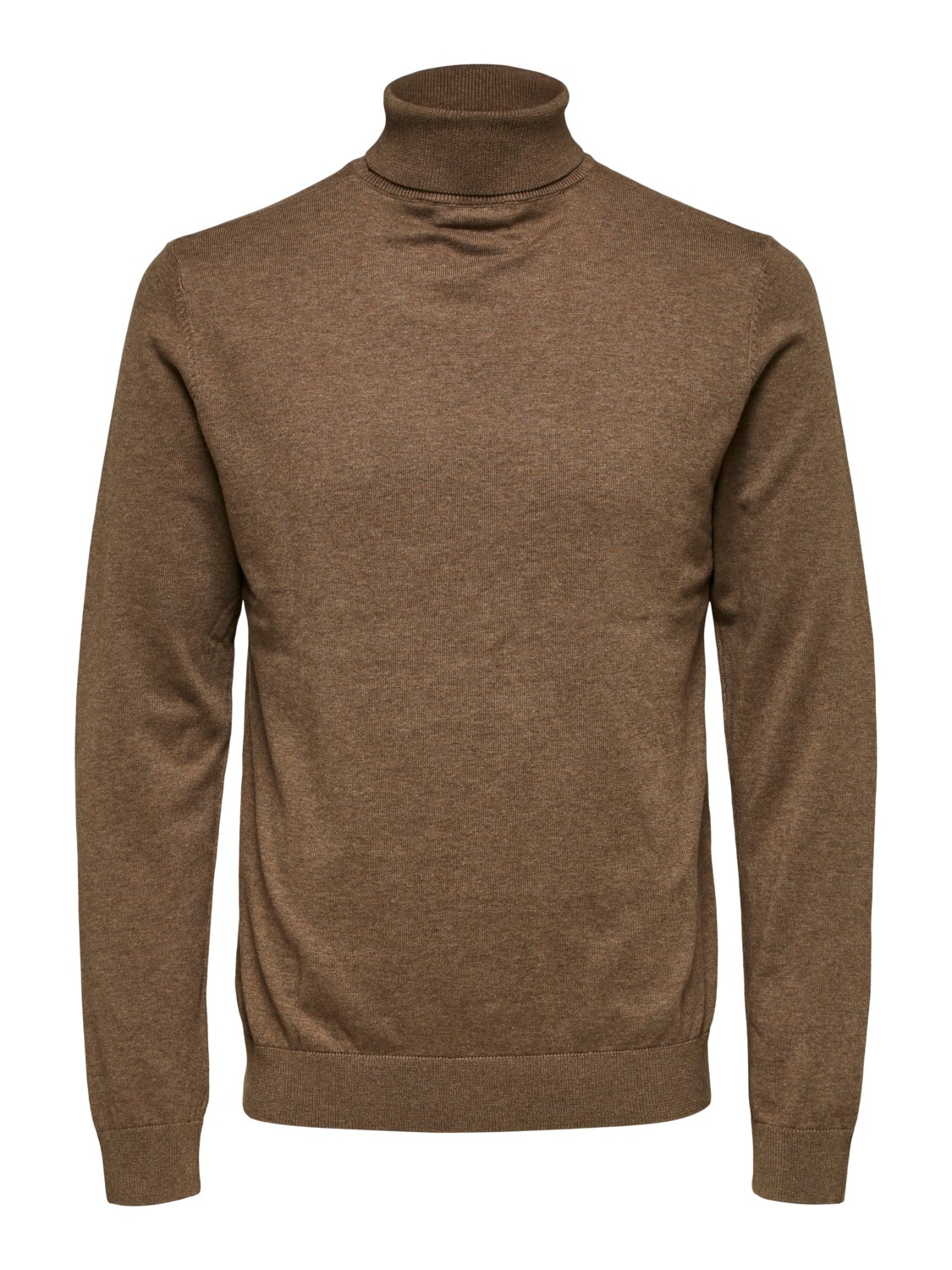 Bild von SELECTED HOMME Herren SLHBERG ROLL Neck B NOOS 16074684, Teak/Melange, XXL