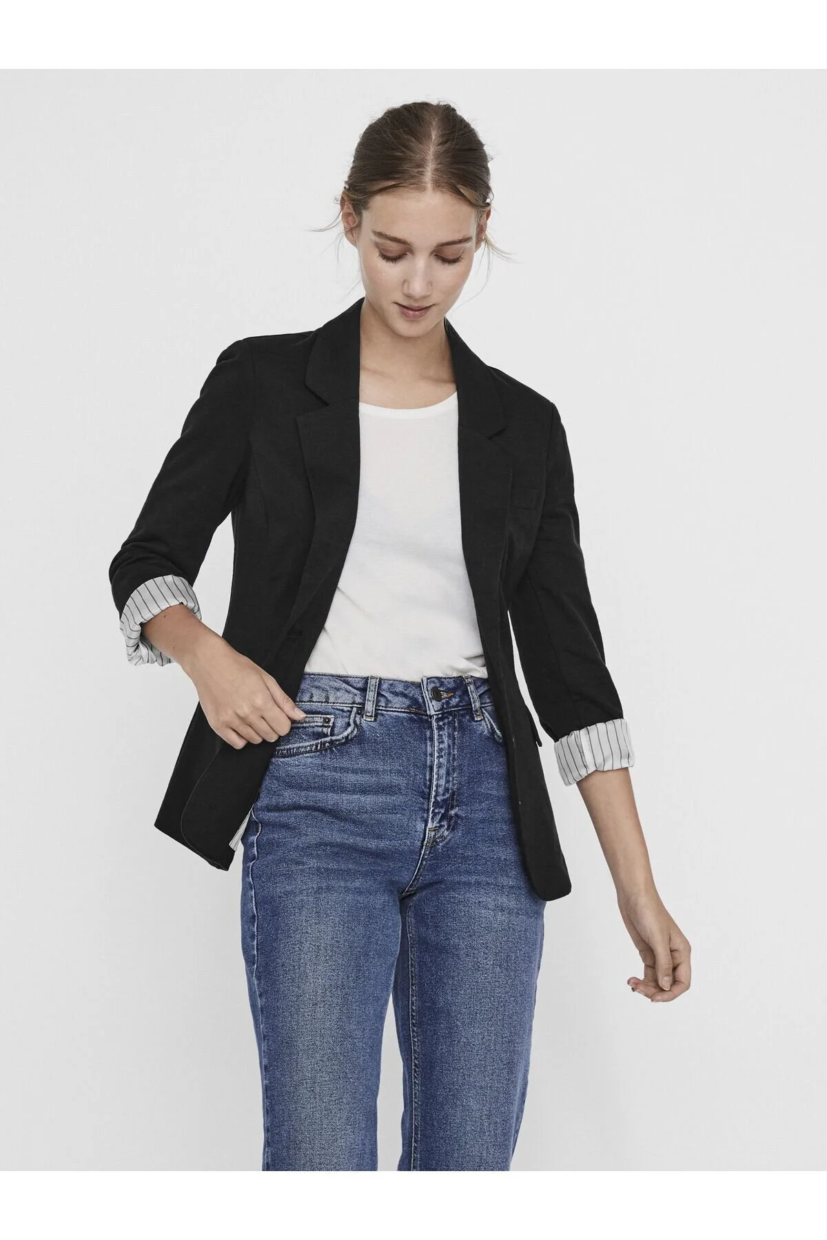 Bild von Vero Moda Blazer Vmharuki L/s Jersey Spring Blazer Exp für Damen - 40