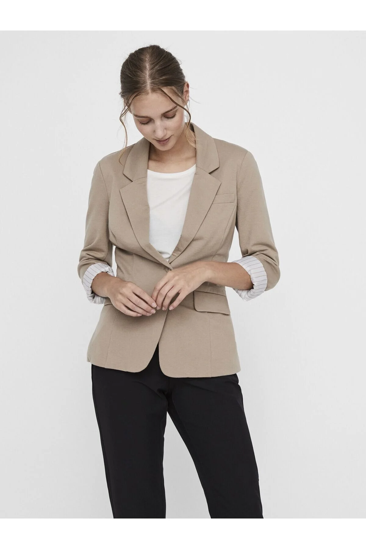 Bild von Vero Moda Blazer Vmharuki L/s Jersey Spring Blazer Exp für Damen - 36