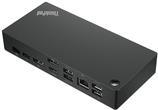 Bild von Lenovo ThinkPad Dock USB-C 90W (USB-C, 12 Ports), Dockingstation + USB Hub, Schwarz