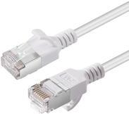 Bild von Microconnect V-FTP6A02W-SLIM Netzwerkkabel Weiß 2 m Cat6a U/FTP (STP) (V-FTP6A02W-SLIM)