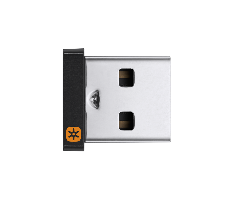 Bild von Logitech USB Unifying Receiver - USB-Receiver - 9 mm - 6 mm - 15 mm - 1,23 g - Schwarz - Silber (910-005235)