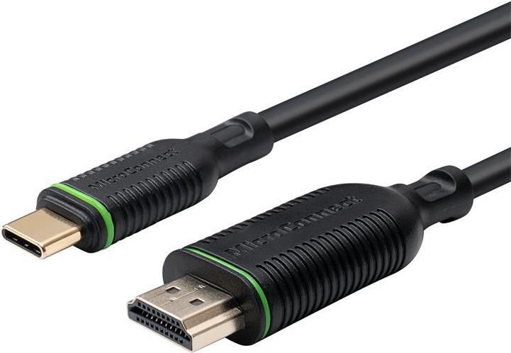 Bild von Microconnect MC-USBCHDMI5 Videokabel-Adapter 5 m HDMI Typ A (Standard) USB Typ-C Schwarz (MC-USBCHDMI5)