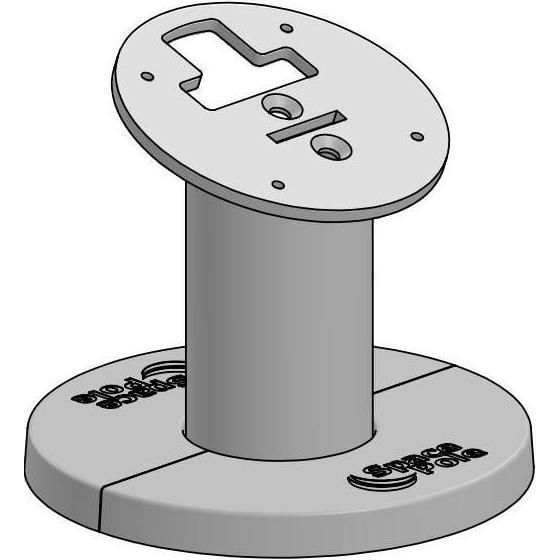 Bild von Ergonomic Solutions Wall mount for A-Frame 40 x (Wand, 40"), Monitor Halterung, Schwarz