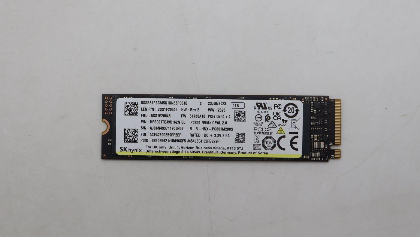 Bild von Lenovo SSD_ASM (1000 GB, M.2 2280), SSD