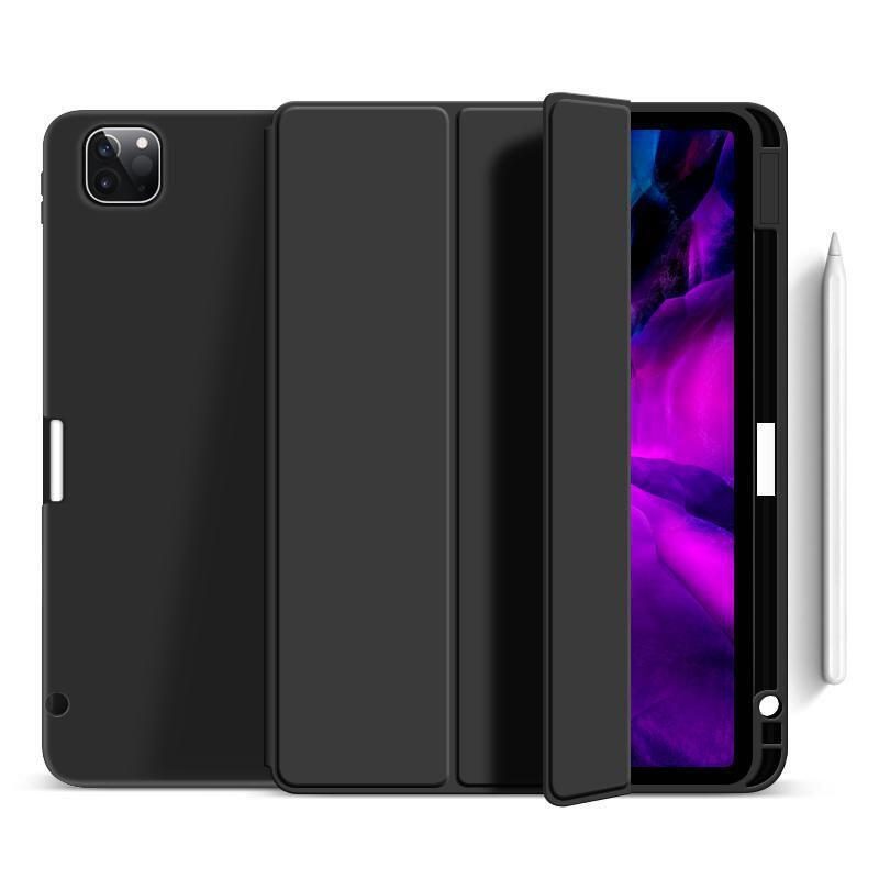 Bild von eSTUFF Miami - Flip-Hülle für Tablet - Thermoplastisches Polyurethan (TPU), Polyurethan-Kunstleder, Polycarbonat - Schwarz, klar - für Apple 13-inch iPad Pro (M4) (ES68201310-BULK)