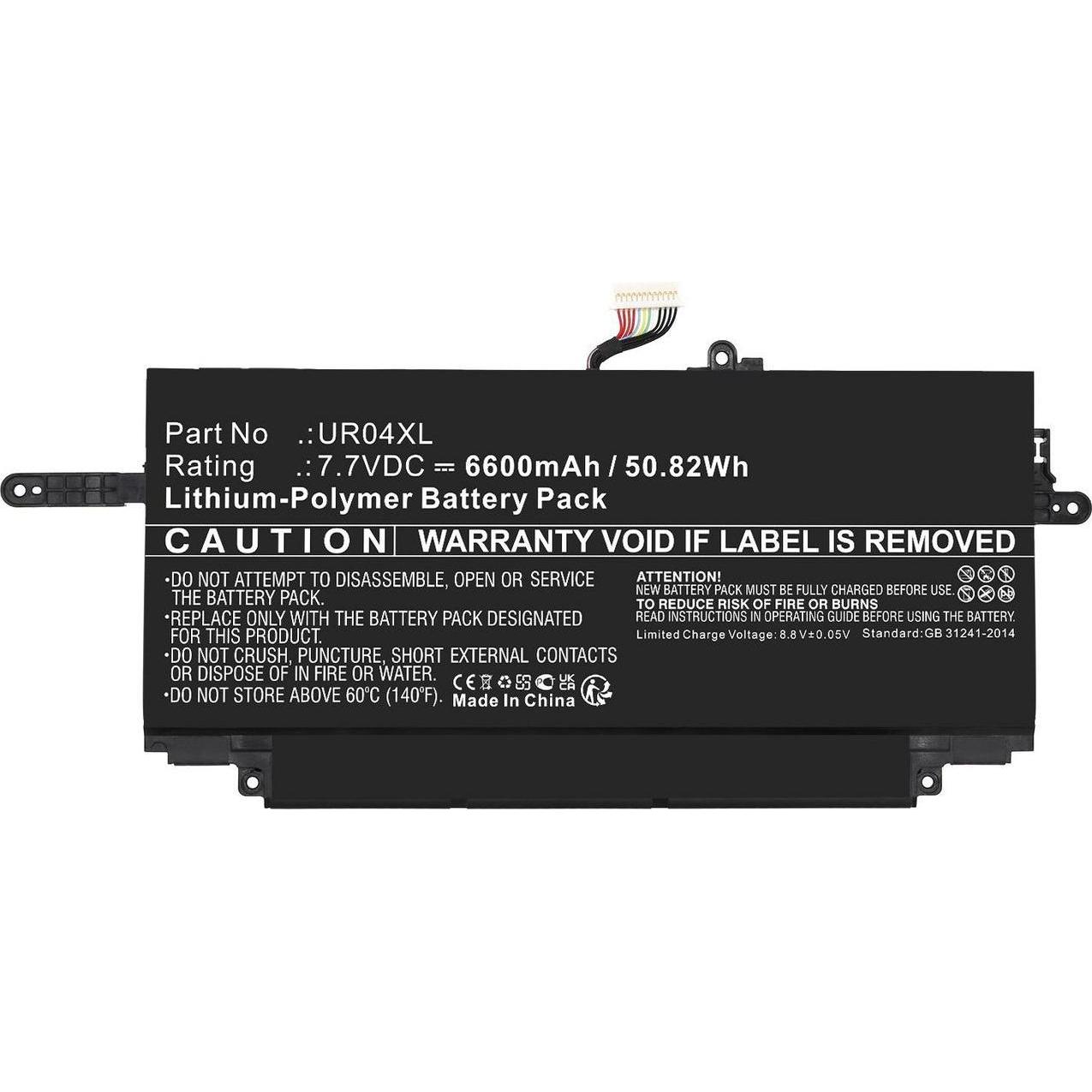 Bild von CoreParts Battery 7.7V 6600mAh 50.82Wh (6600 mAh), Notebook Akku