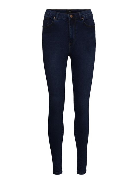 Bild von Vero Moda Damen Jeans VMSOPHIA - Skinny Fit - Blau - Dark Blue Denim