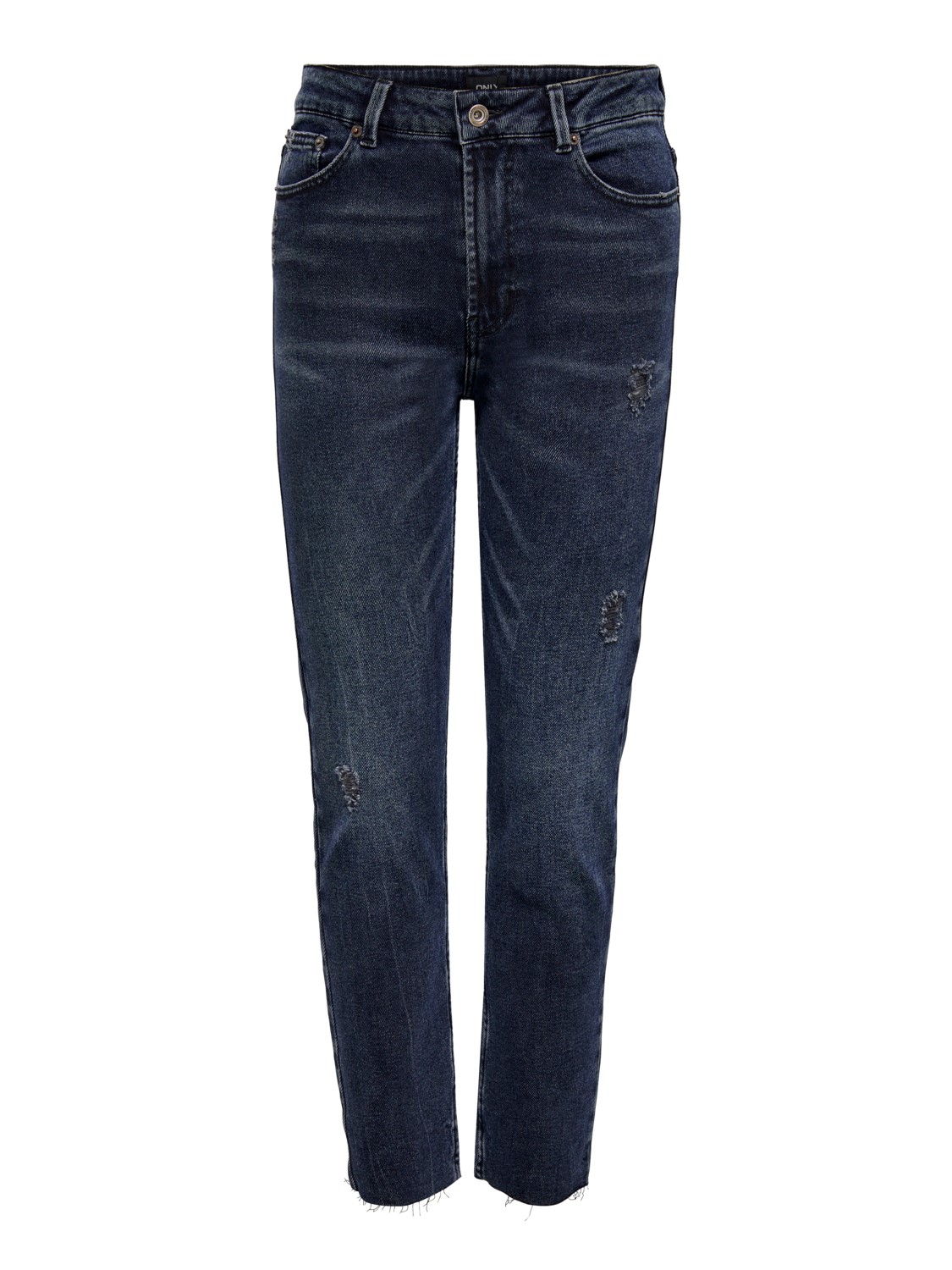 Bild von Only Damen Jeans ONLEMILY HW ST RW CR AK MAE546 - Straight Fit - Blau - Blue Black Denim