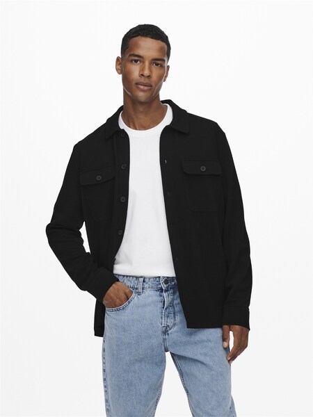 Bild von ONLY & SONS Langarmhemd »ONSNEWKODYL OVERSHIRT SWEAT NOOS«