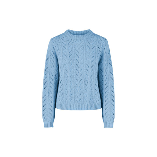 Bild von Modischer Grobstrickpullover in Hellblau