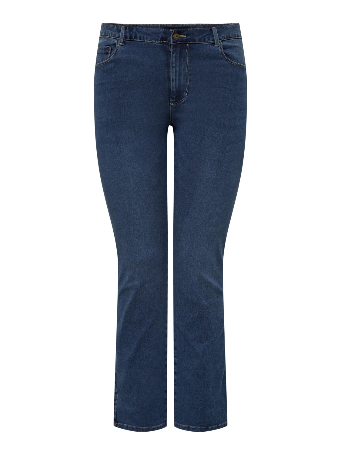 Bild von Carmakoma by Only Damen Jeans CARAUGUSTA - Regular Fit - Blau - Medium Blue Denim - Plus Size