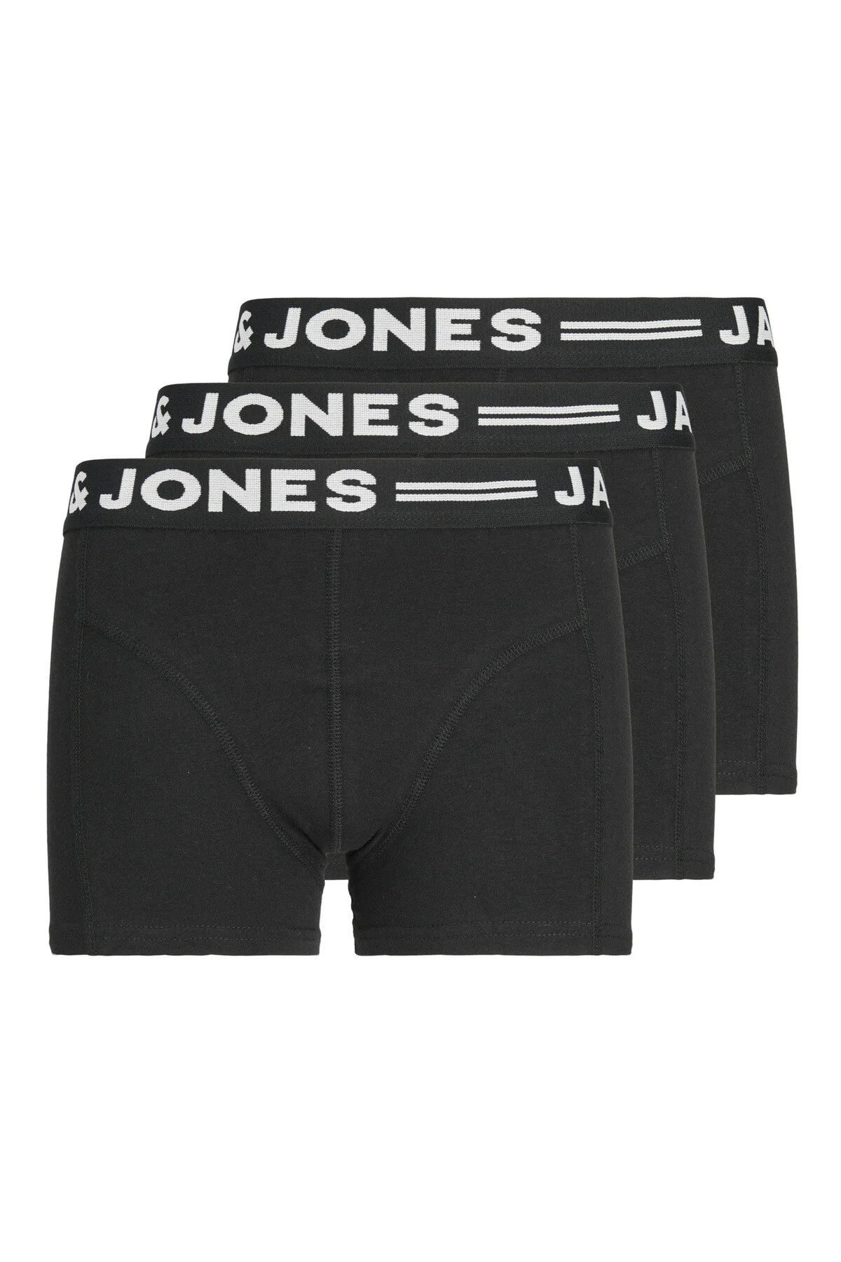 Bild von Jack & Jones Jack&jones Jungen Boxershorts, 3er Pack Sense Trunks, Baumwoll-stretch, Logobund für Herren - 176