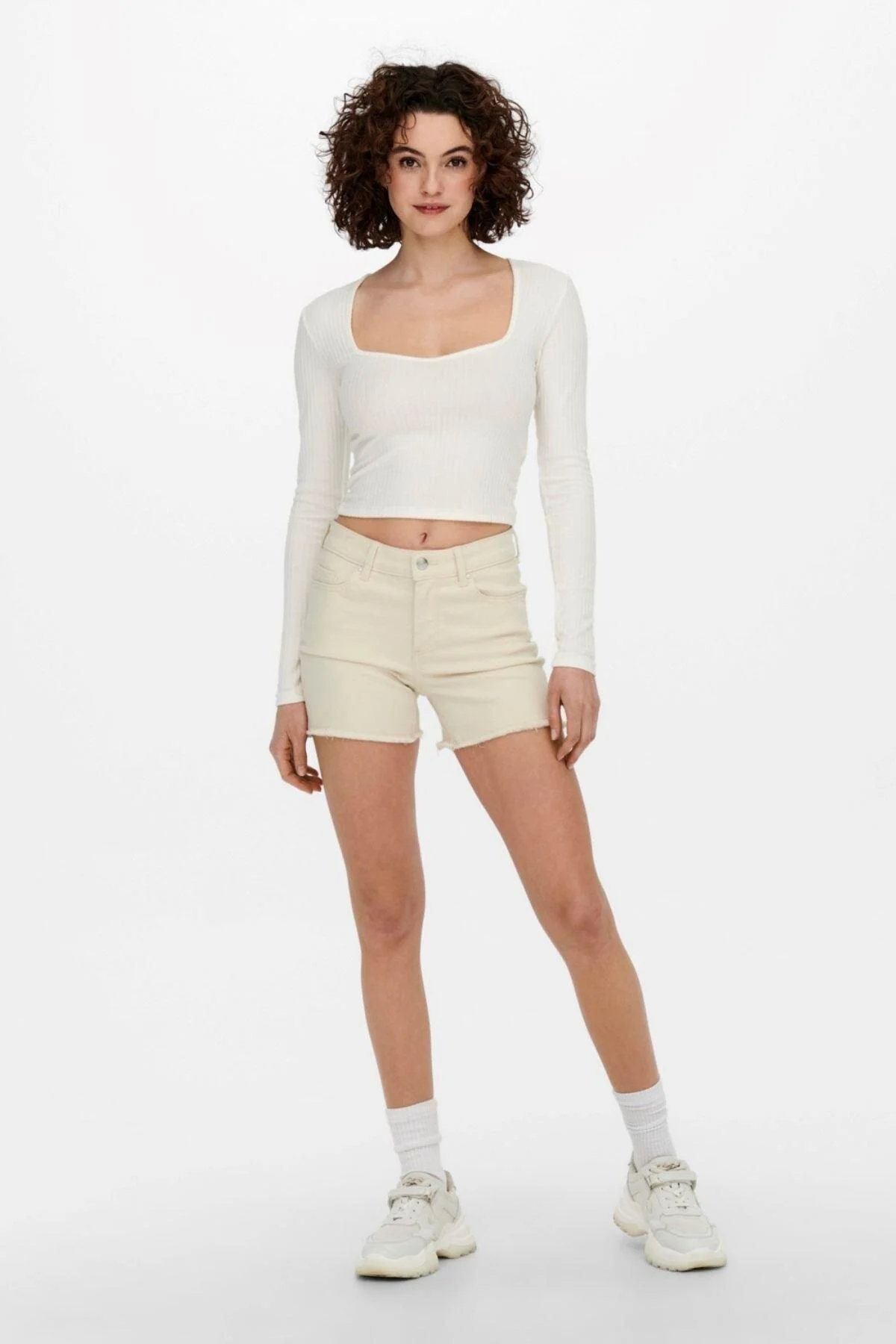 Bild von Only Jeans-shorts Onlblush Mittlere Taille Normal Geschnitten Jeans-shorts für Damen - XS