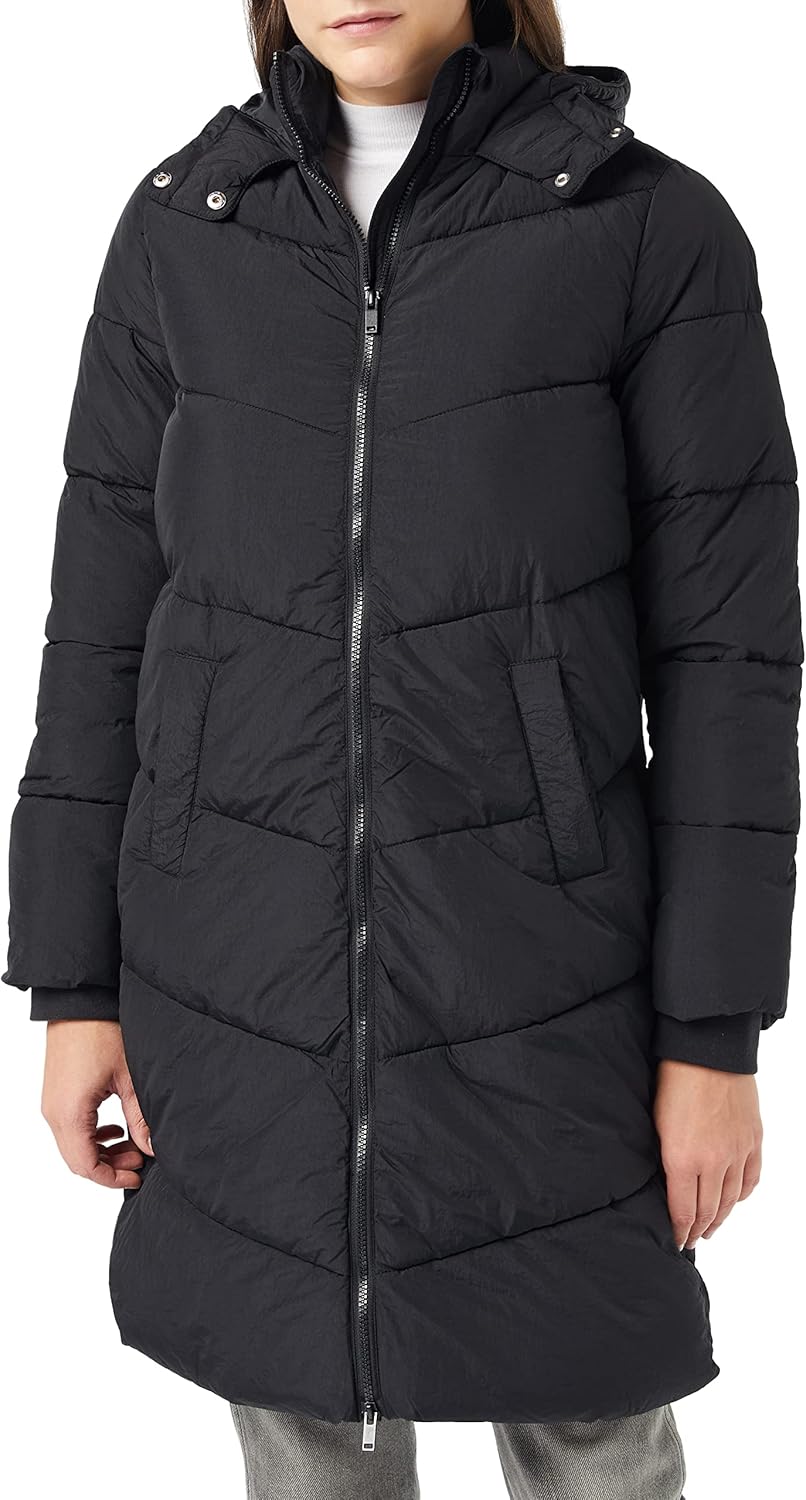Bild von PIECES Damen Pcjamilla Long Puffer Jacket Noos Bc, Silver Mink, M