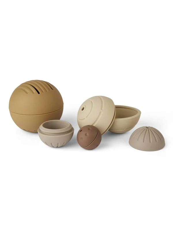 Bild von Nuuroo Neo silicone ball 4-pack - Brown Mix
