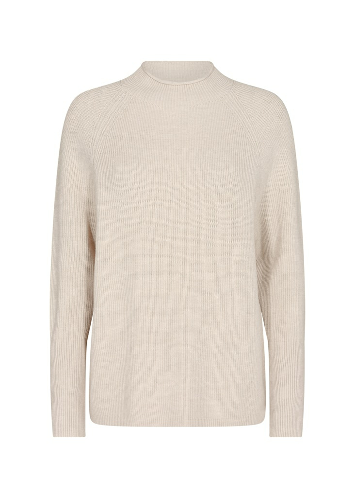Bild von SOYACONCEPT Pullover "Sc-Kanita 4", Stehkragen, für Damen, beige, S