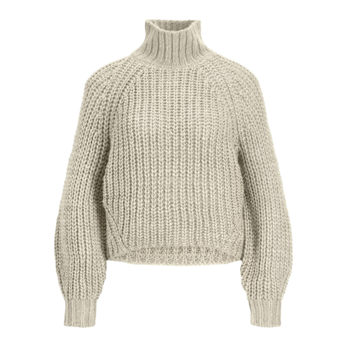 Bild von Jack & Jones Jjxx Kelvy Chunk Knit High Neck Pullover beige