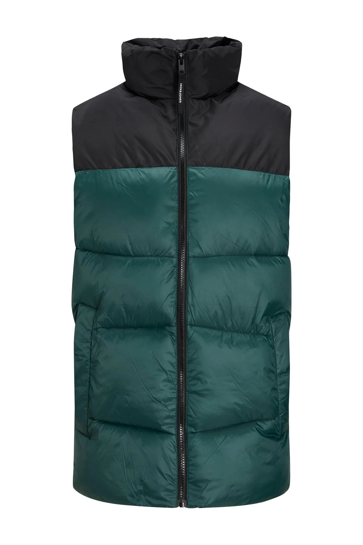 Bild von Jack & Jones Weste Gefütterte Weste Bodywarmer Mit Hohem Kragen Und Seitlichen Eingrifftaschen für Herren - XL