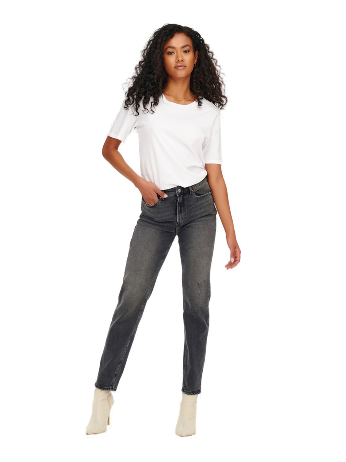 Bild von ONLY Straight-Jeans »ONLEMILY STRETCH HW ST ANK CRO614«
