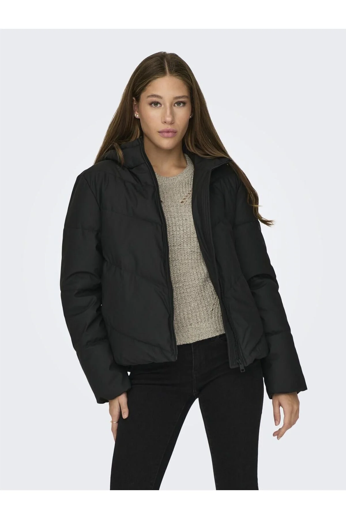Bild von JDY Steppjacke »JDYARNHEM WATER REP SHORT PUFFA OTW NOOS«, mit Kapuze