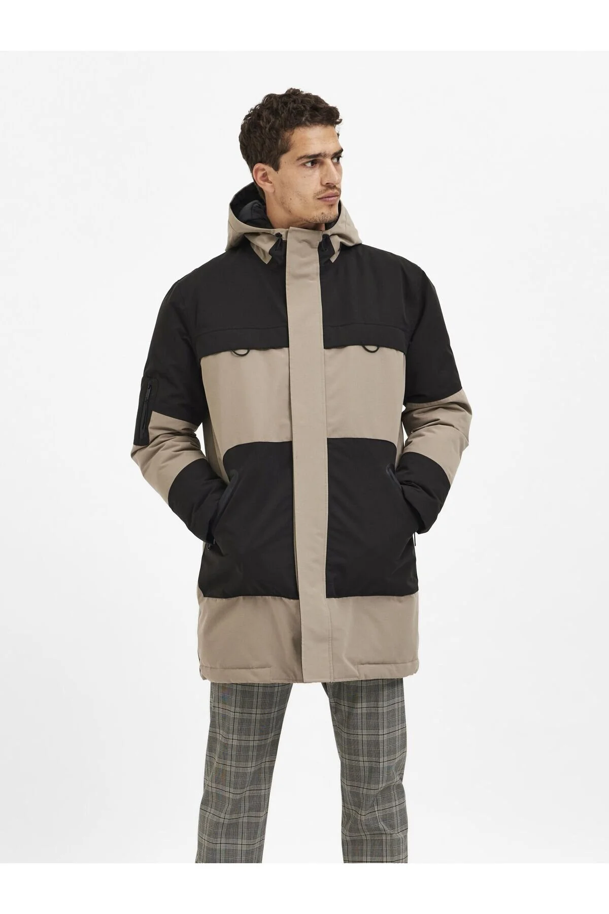 Bild von Selected Homme Wattierte Jacke Zweifarbige für Herren - S