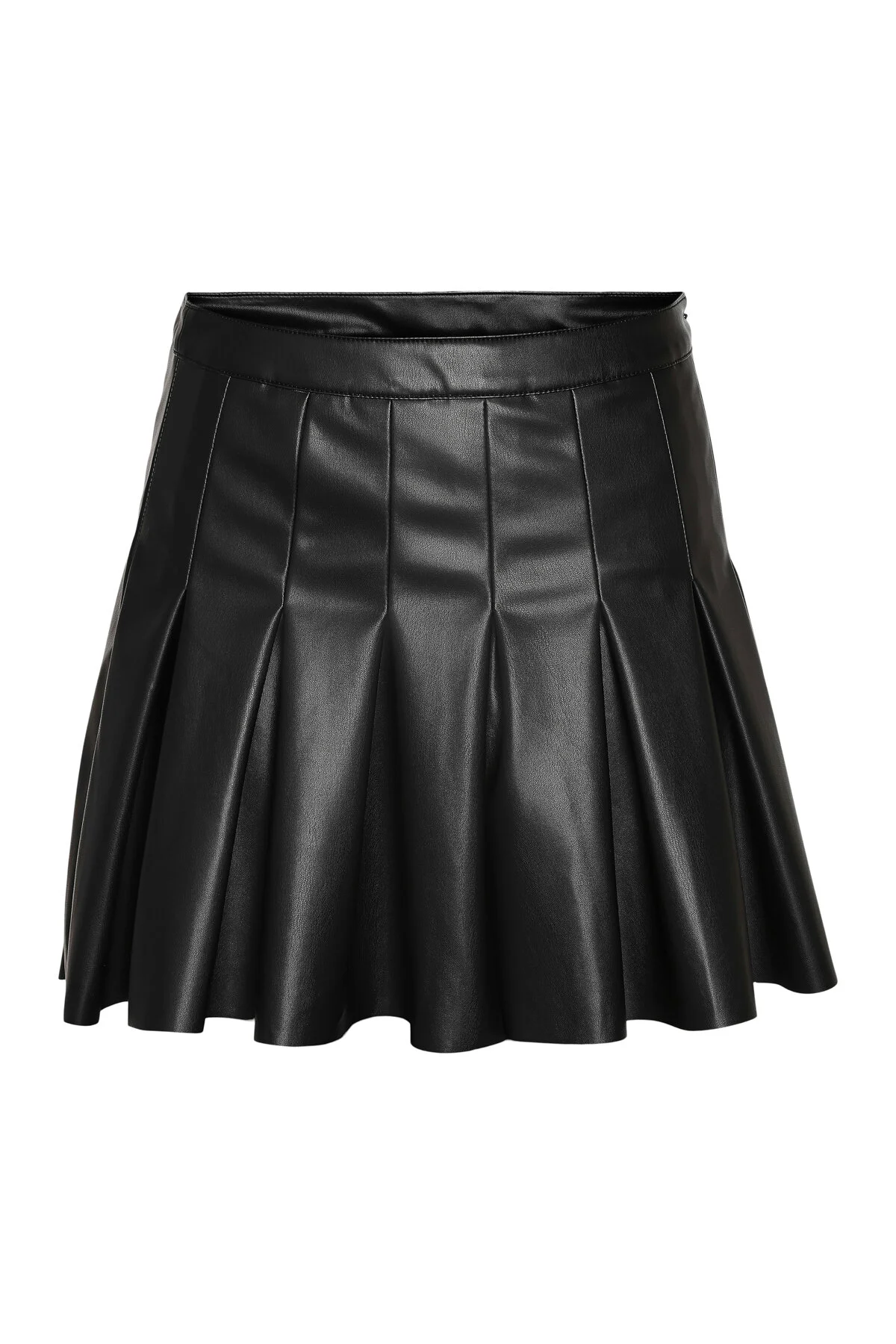 Bild von Noisy may Lederimitatrock »NMPAULO HW PLEATED PU MINI SKIRT«