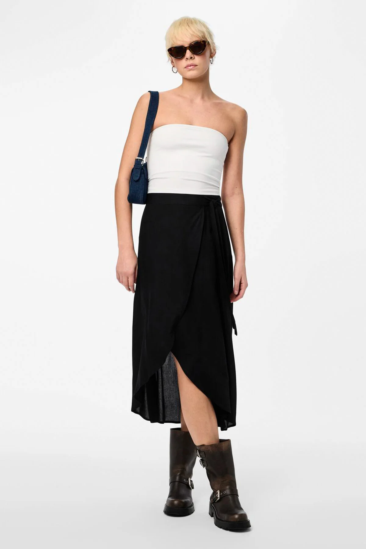 Bild von Pieces PCTALA WRAP SKIRT NOOS BC (17133697-4131710) black