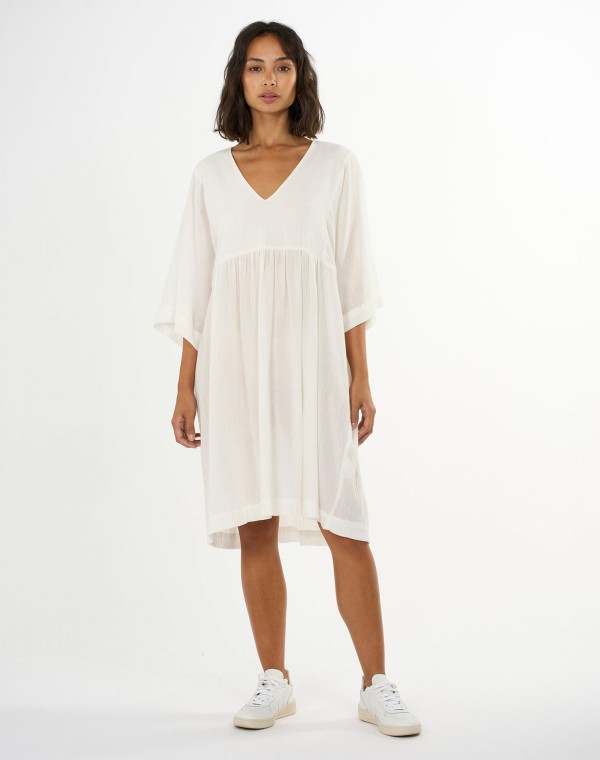 Bild von Cotton Crepe A-Shape Kleid