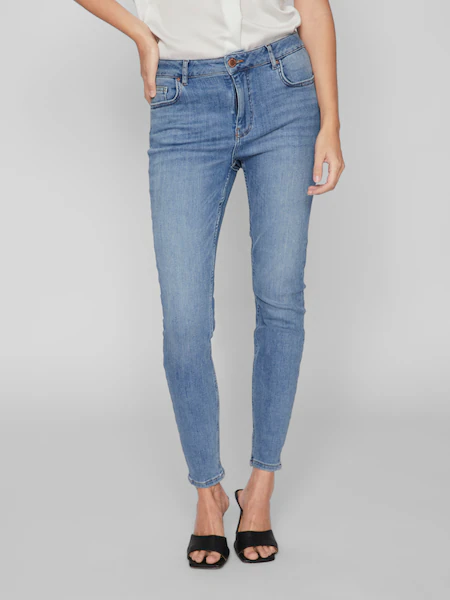 Bild von VILA Skinny-fit-jeans Mit Mittelhohem Bund für Damen - XL/32
