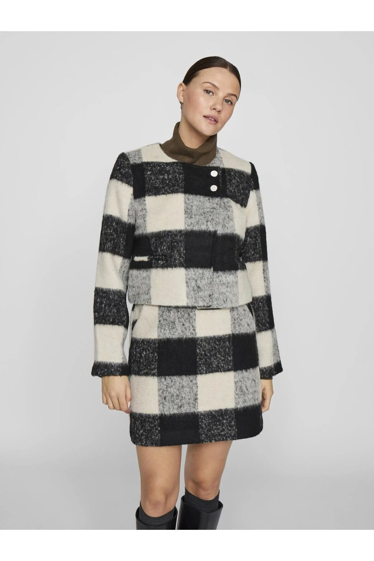 Bild von VILA Jacke Kurze Karo für Damen - 38