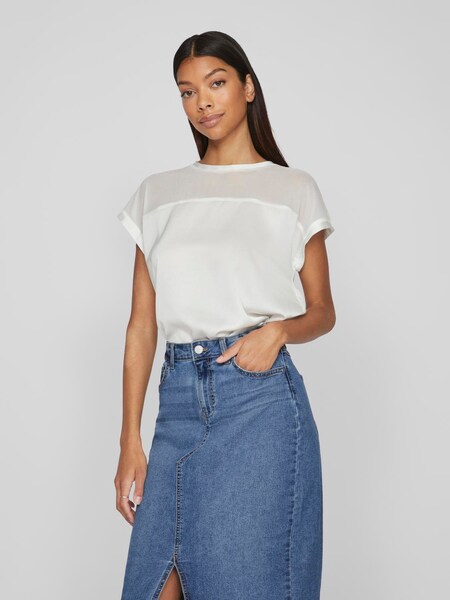 Bild von Vila Kurzarmshirt »VIELLETTE O-NECK S/S MESH TOP - NOOS«