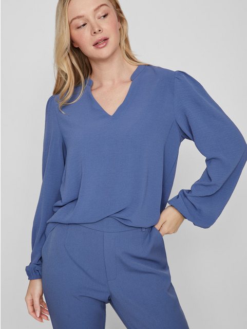 Bild von Vila Blusenshirt »VIRELLA V-NECK L/S TOP - NOOS«