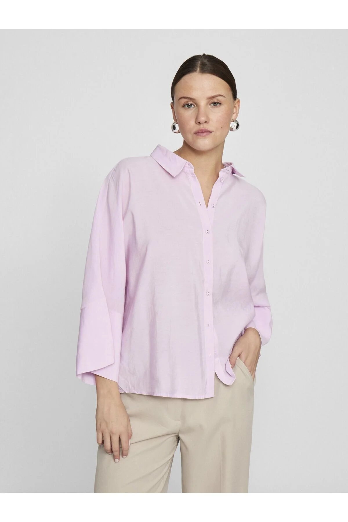 Bild von Vila  Blusen Aspyn 3/4 Loose Shirt - Winsome Orchid