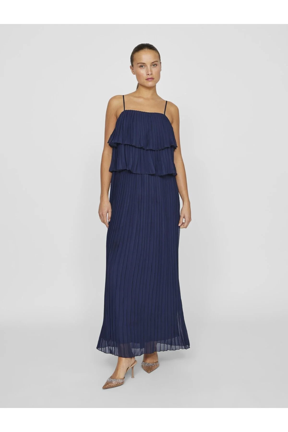 Bild von Vila Trägerkleid »VICHIFFON SINGLET PLEATS DRESS - NOOS«