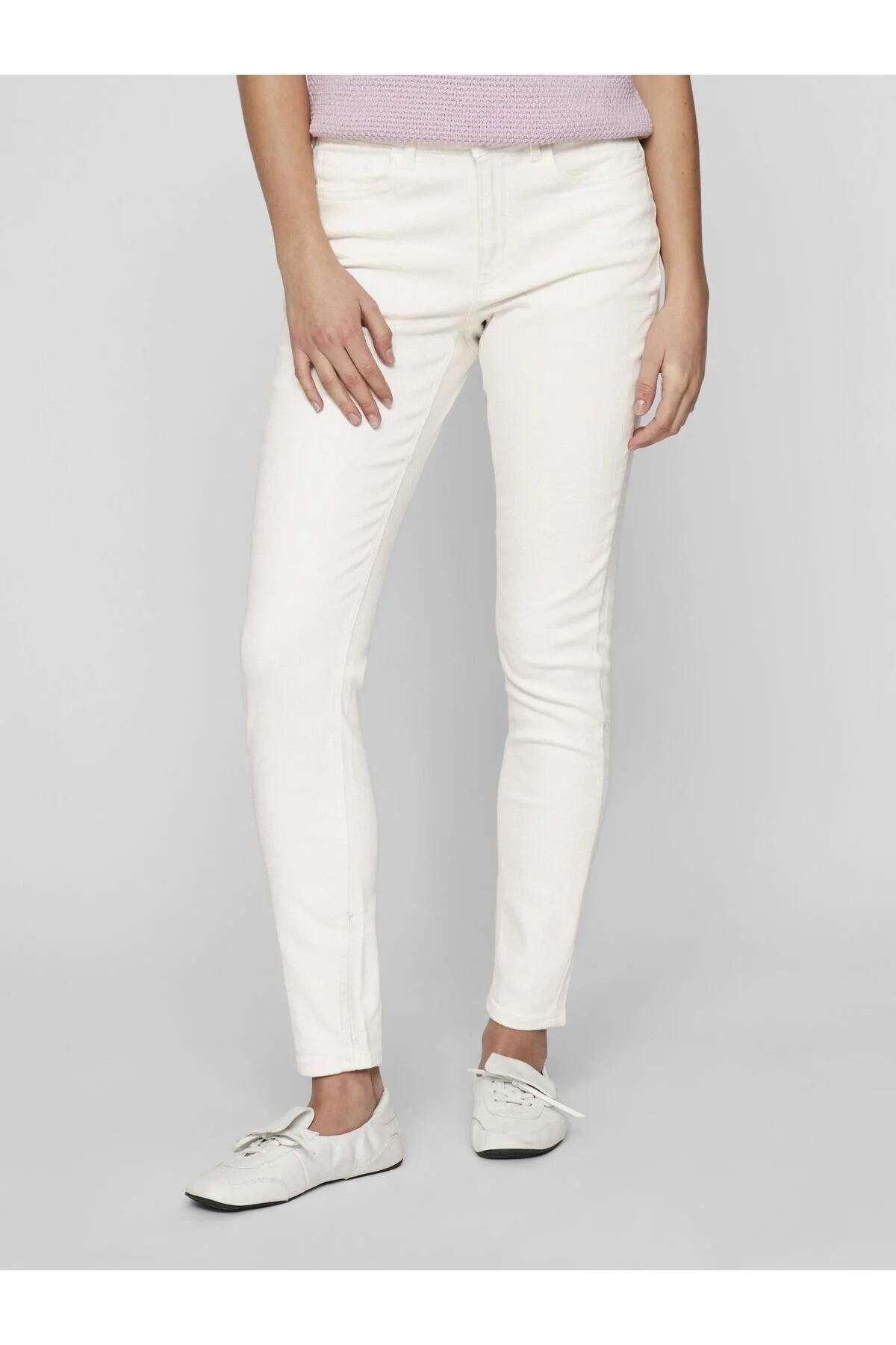 Bild von Vila Skinny-fit-Jeans »VISARAH RW SKINNY JEANS WHITE EMY-NOOS«