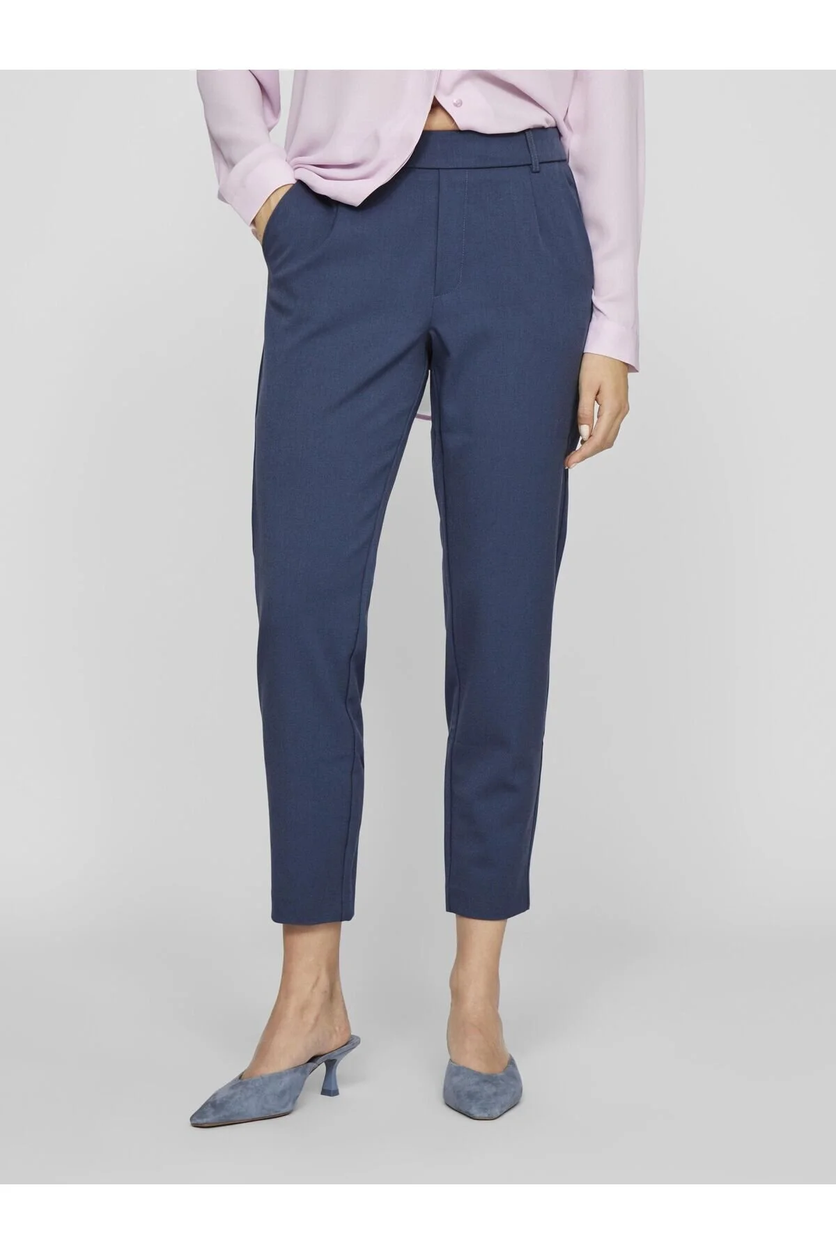 Bild von VILA Hose Mit Hoher Taille Und Schmaler Passform für Damen - 40