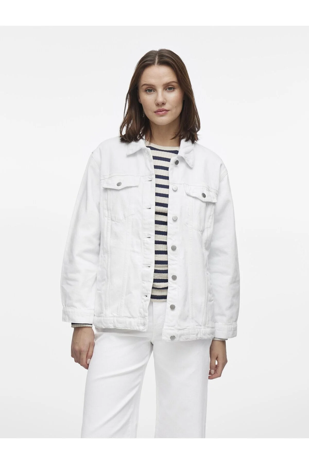 Bild von VILA Jeansjacke Geknöpfte für Damen - 44