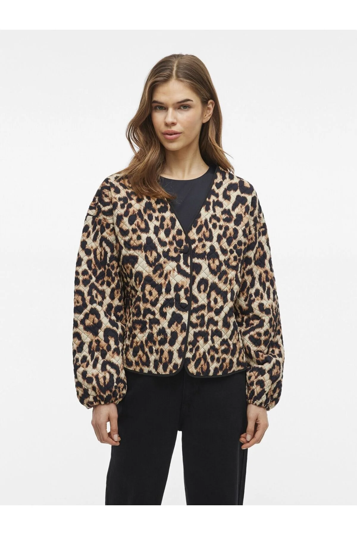 Bild von VILA Steppjacke Leoprint für Damen - 36