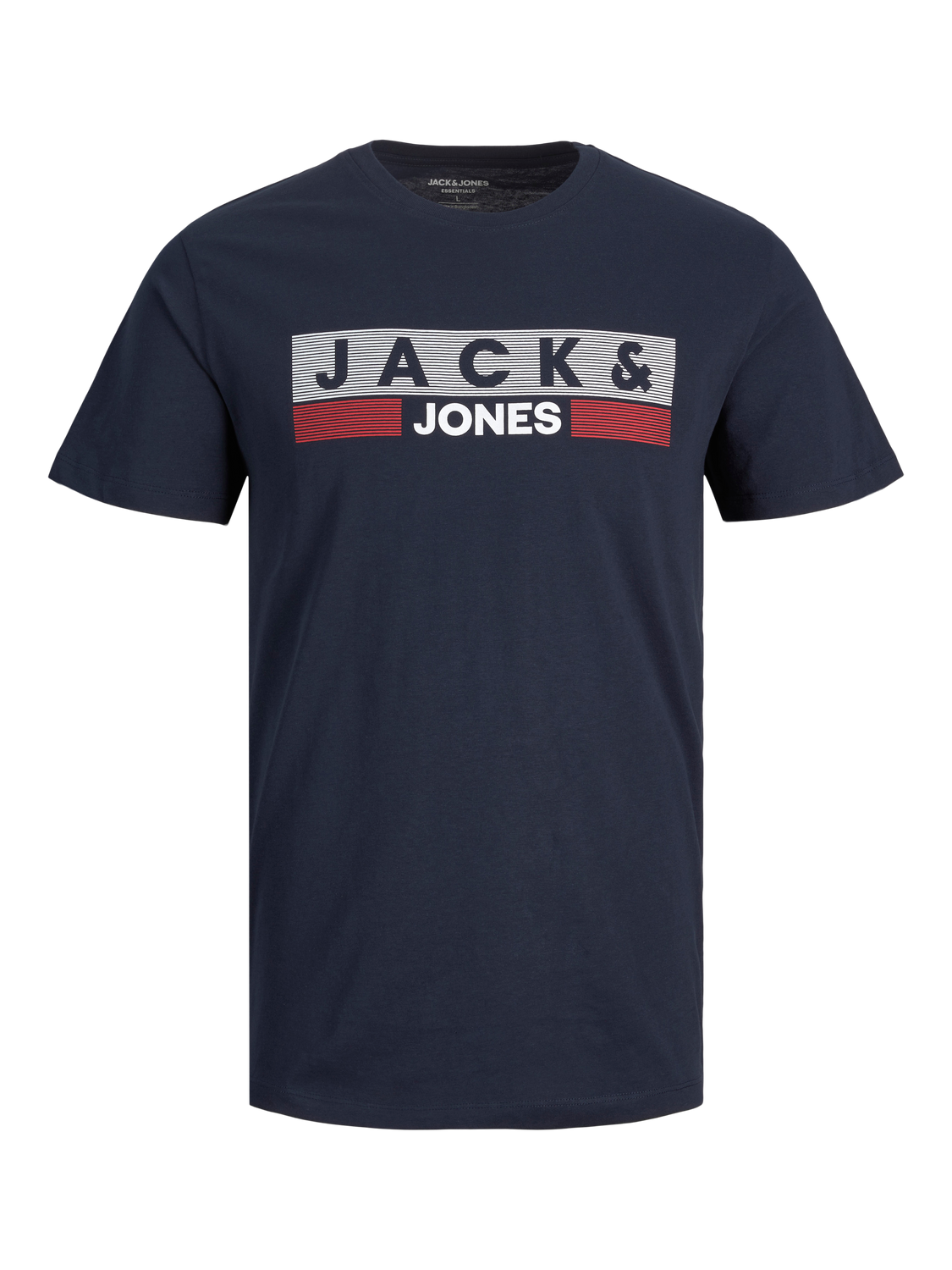 Bild von Jack & Jones Herren Rundhals T-Shirt JJECORP LOGO - Regular Fit Plussize