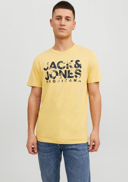 Bild von Jack & Jones Rundhalsshirt »JJBECS SHAPE TEE SS CREW NECK«