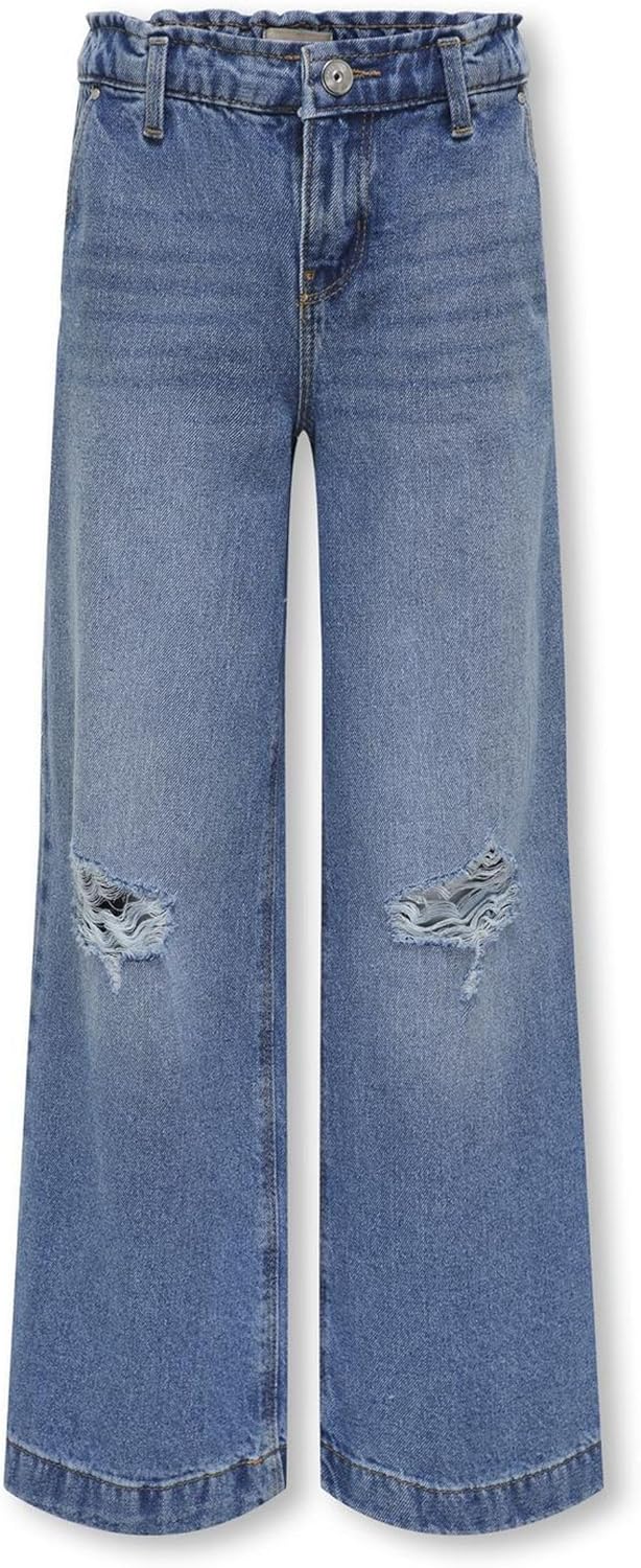 Bild von ONLY Mädchen Kogcomet Wide Dest Pim006 Noos Jeans, Light Blue Denim, 164 EU