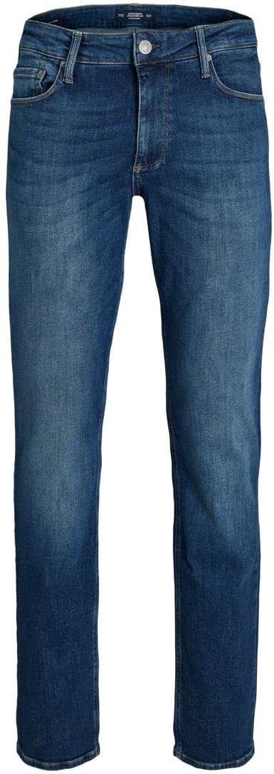 Bild von JACK & JONES Herren Jeans JJICLARK JJEVAN OS 298 - Regular Fit - Blue Denim, Größe:33W / 32L, Farbvariante:Blue Denim 12229852
