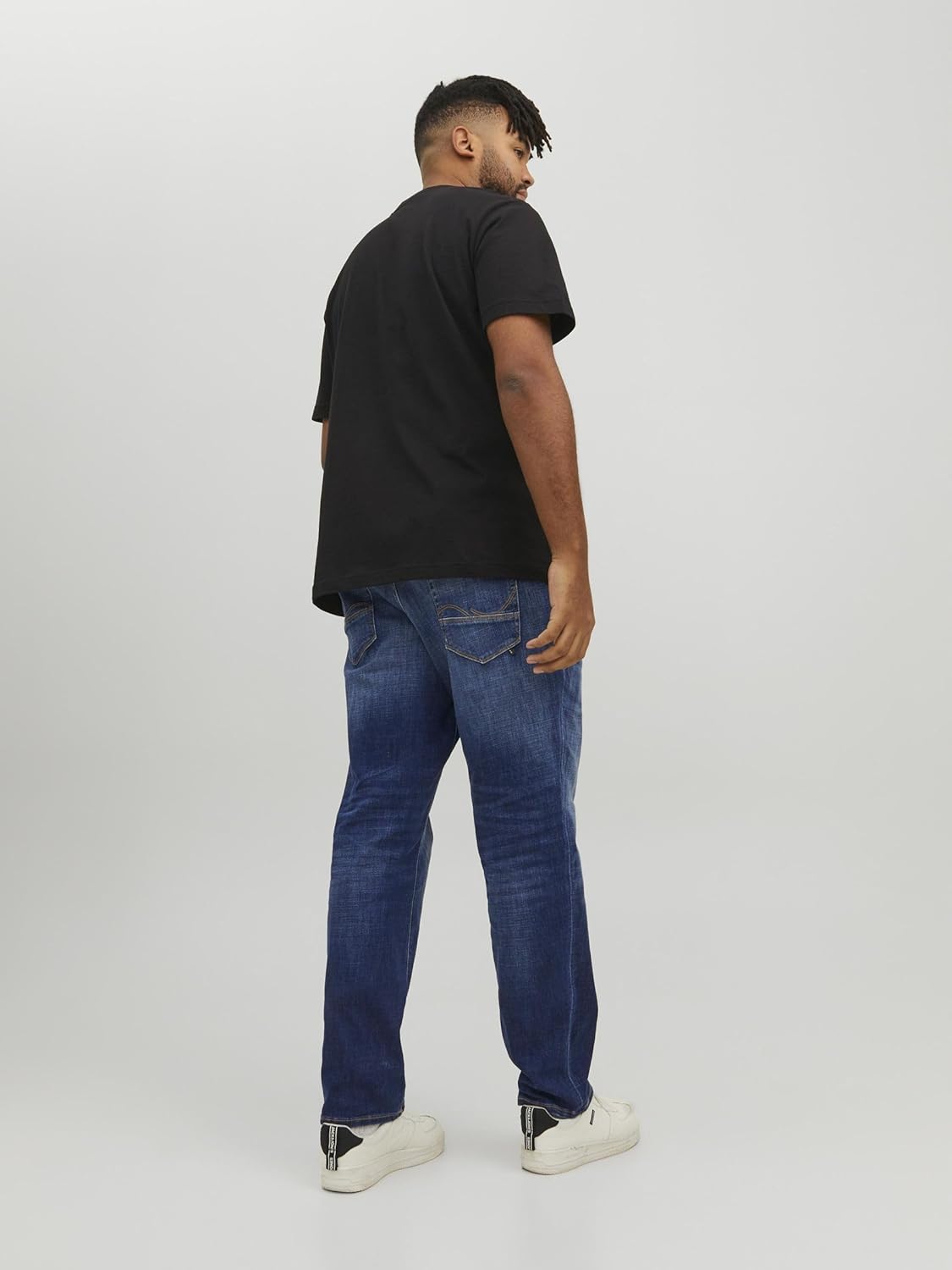 Bild von JACK & JONES Herren Jeans JJIGLENN JJFOX GE 348 Plussize - Slim Fit - Blue Denim, Größe:44W / 34L, Farbvariante:Blue Denim 12235405