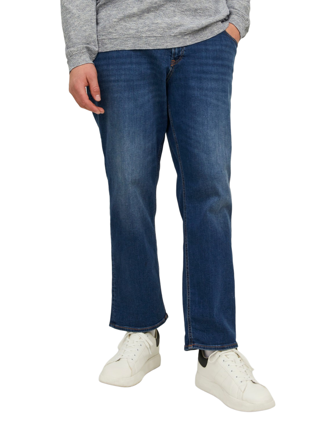 Bild von Jack & Jones Herren Jeans JJIMIKE JJORIGINAL AM 782 Plussize - Relaxed Fit - Blau - Blue Denim