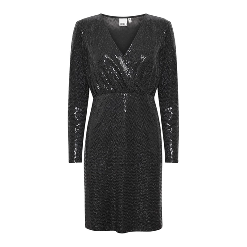 Bild von ICHI - IHLOANE DR - Festliches Jerseykleid in Schwarz